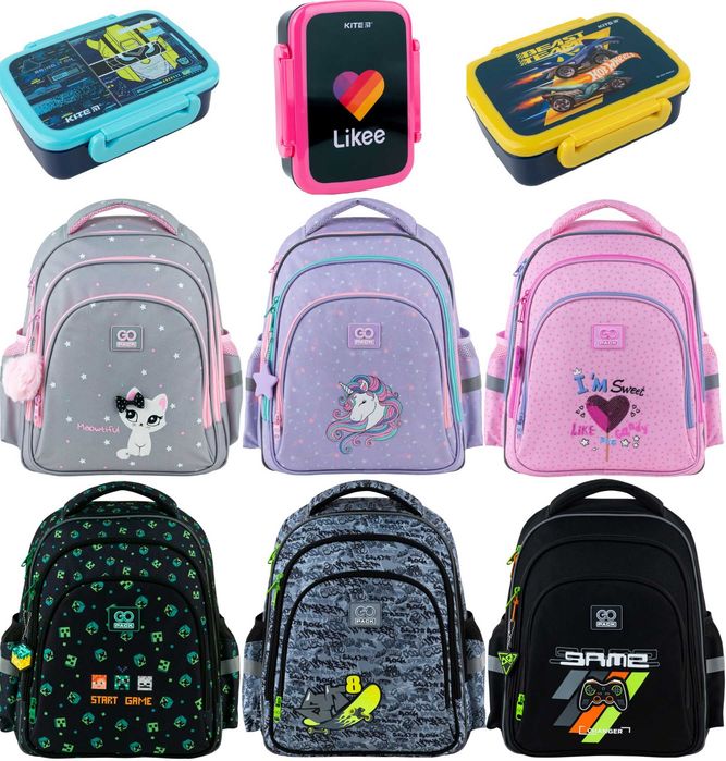 Рюкзак GoPack Education GO26-2606S GO25-2606S-3 подарунок Kite