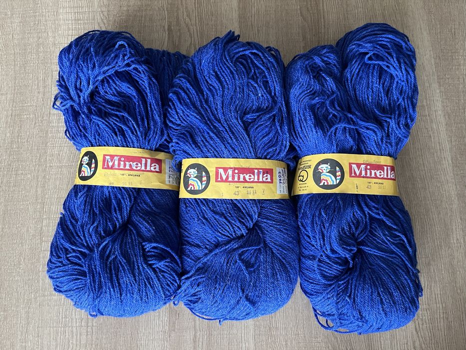 Włóczka Mirella 80% anilana 3 x 200g chaber