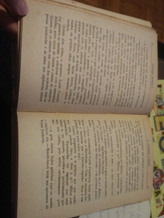 Livro antigo o Pequeno Lord 1946 Casa do Livro