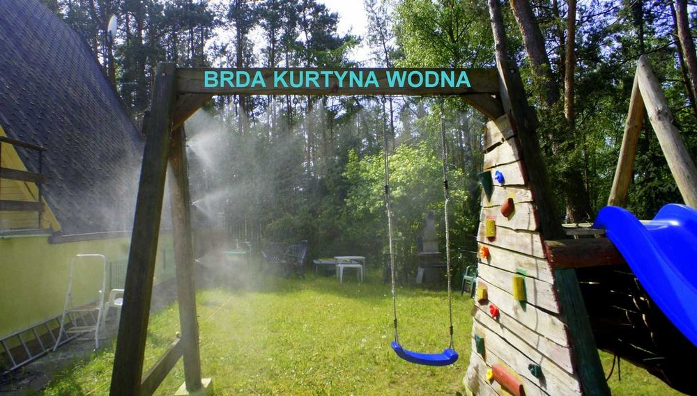 Domek kempingowy nad jeziorem płot, linia brzegowa, 40m-pomost, plaza