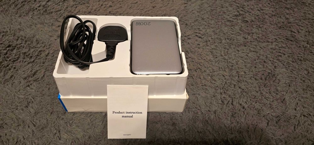 Ładowarka USB C 200 W, blok ładowarki USB C  8-portowy szybki ładujący