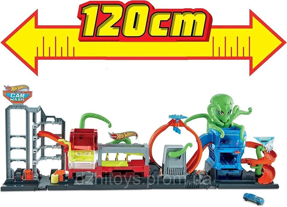 Трек Hot Wheels автомийка