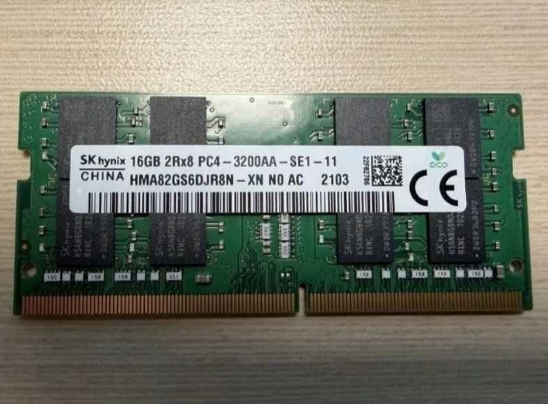 Оперативная память SK hunix DDR4 16 GB - 3200MHz PC4-21300 SODIMM