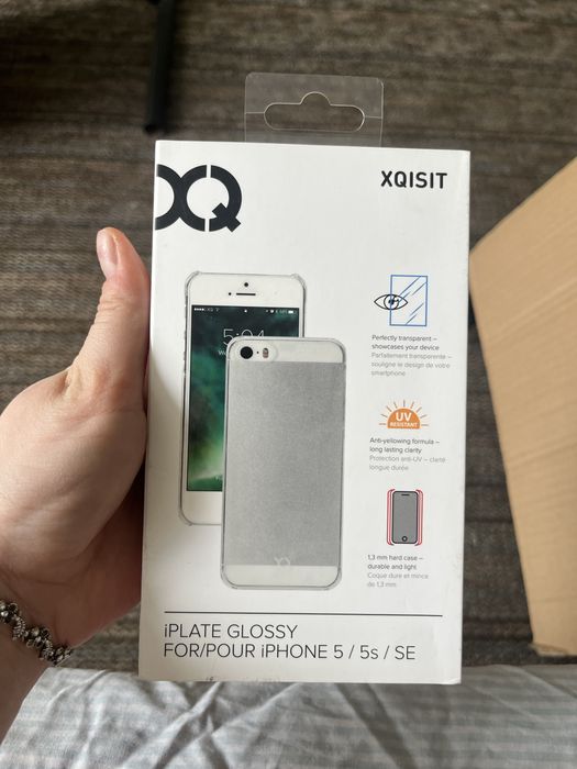 Прозорий силіконовий чохол на iphone 5/5s/se