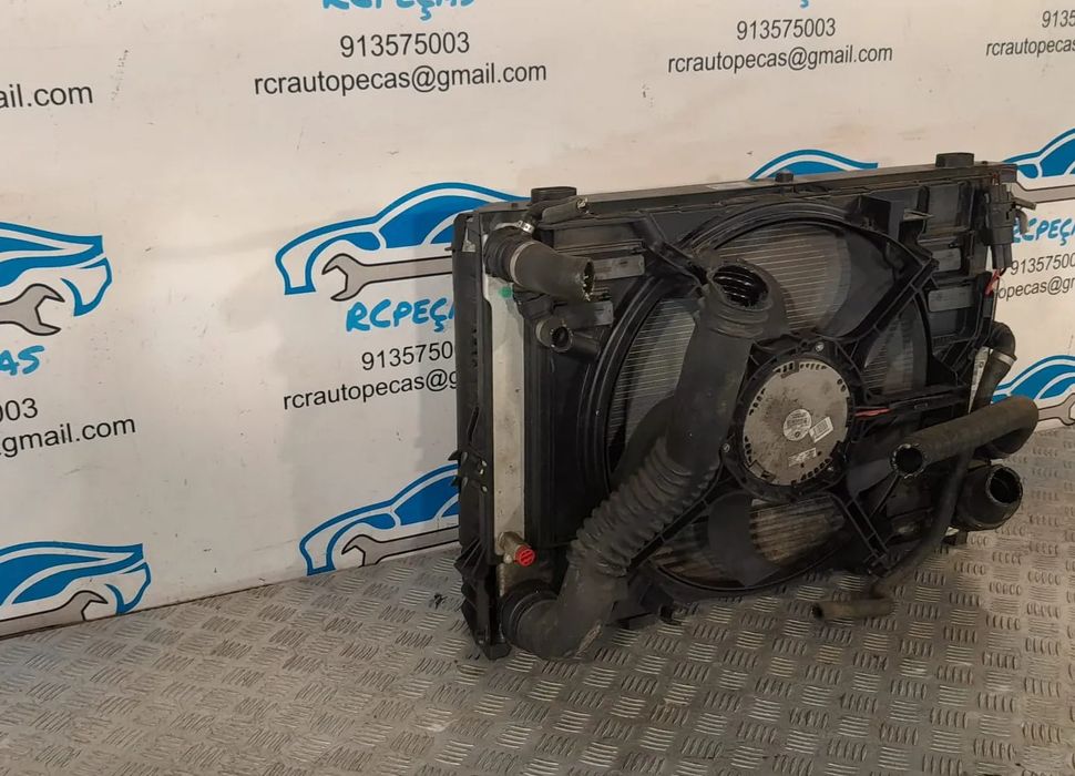 RADIADOR VENTILADOR INTERCOOLER BMW SERIE 5 E60 SEDAN CARRO