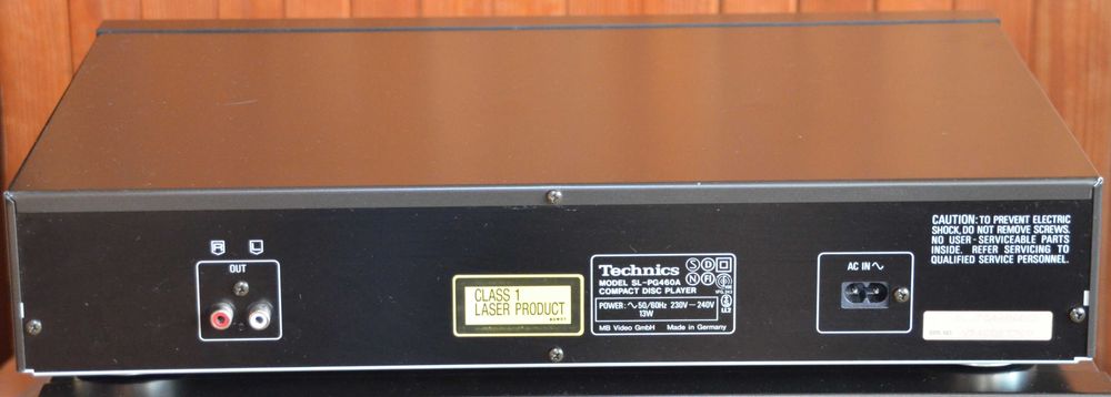odtwarzacz CD Technics SL-PG 460 A   MASH   ładny