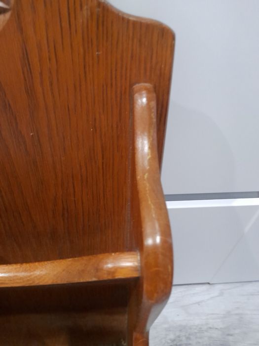 Półko wieszak z drzewa