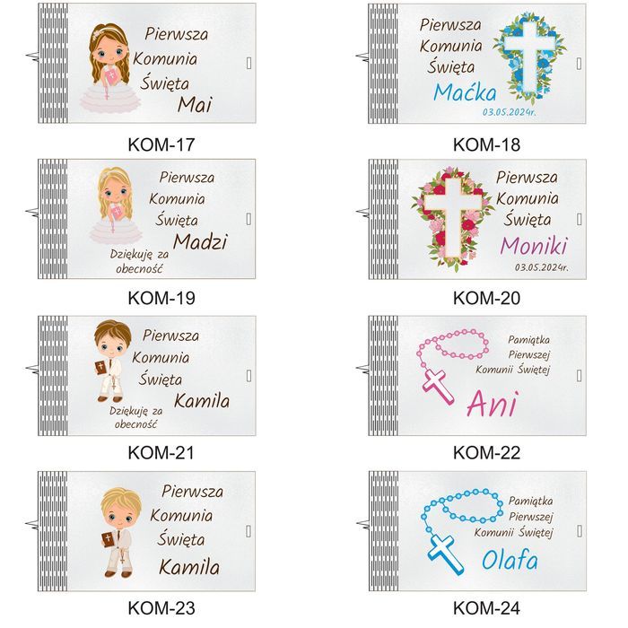 Drewniane pudełko na zdjęcia I Komunia Św miejsce na pendriva