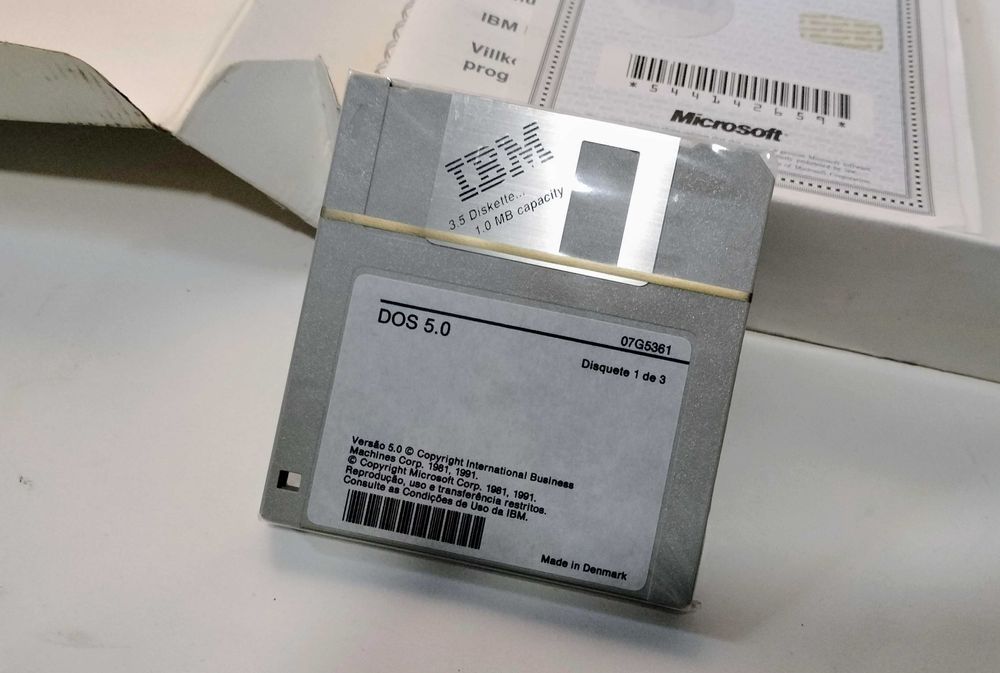 Venda Software MS-DOS 5.0 IBM Disquetes - Edição Original64738680300801121