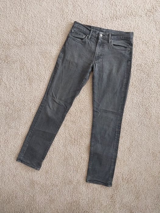 Jeansy Levi's 511 W32 L34 Grey Szare Elastyczne jeansy Basic