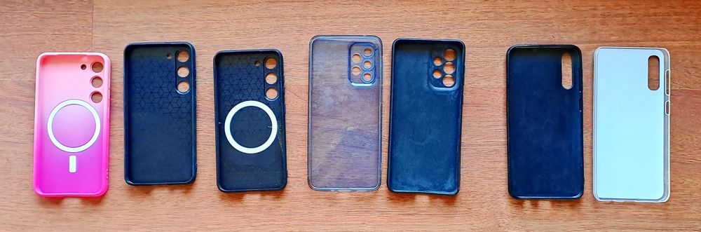 Capas Samsung S23 novas (1 magsafe), A50, A33 usadas