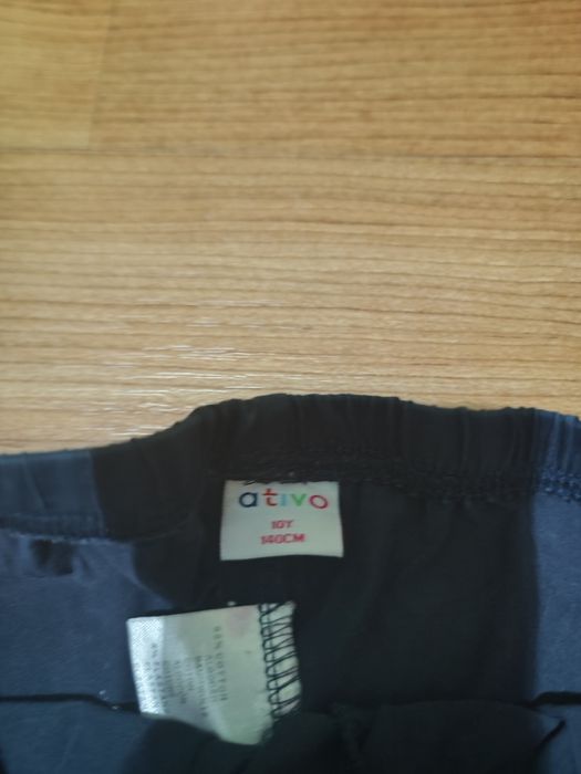 Leggings azuis de menina da Ativo