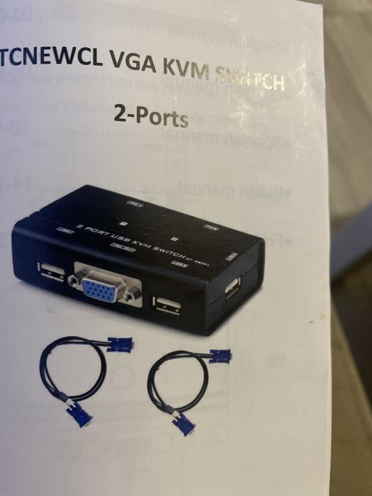 Rozdzielacz na 2 monitory