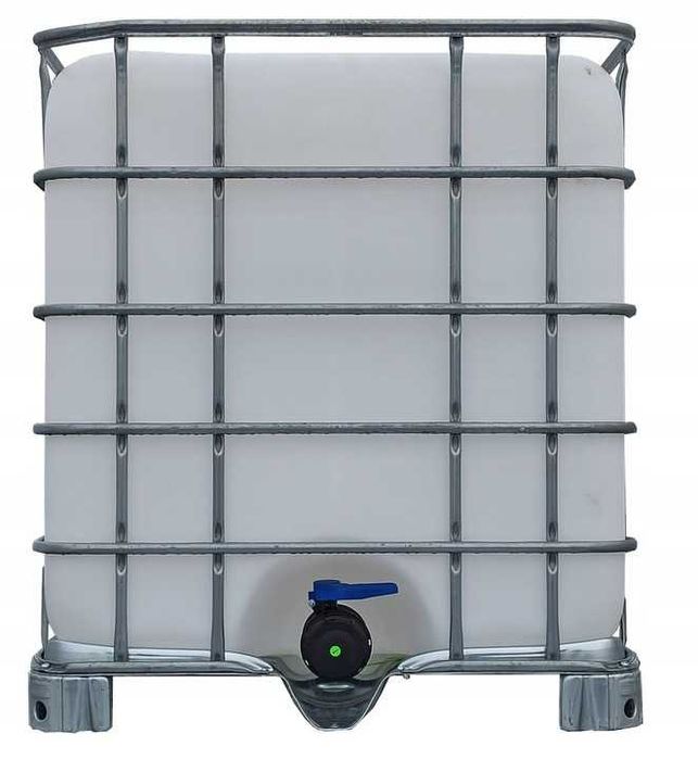 Zbiornik na wodę 1000l-600l pojemnik na wodę- Mauzer IBC - Czysty