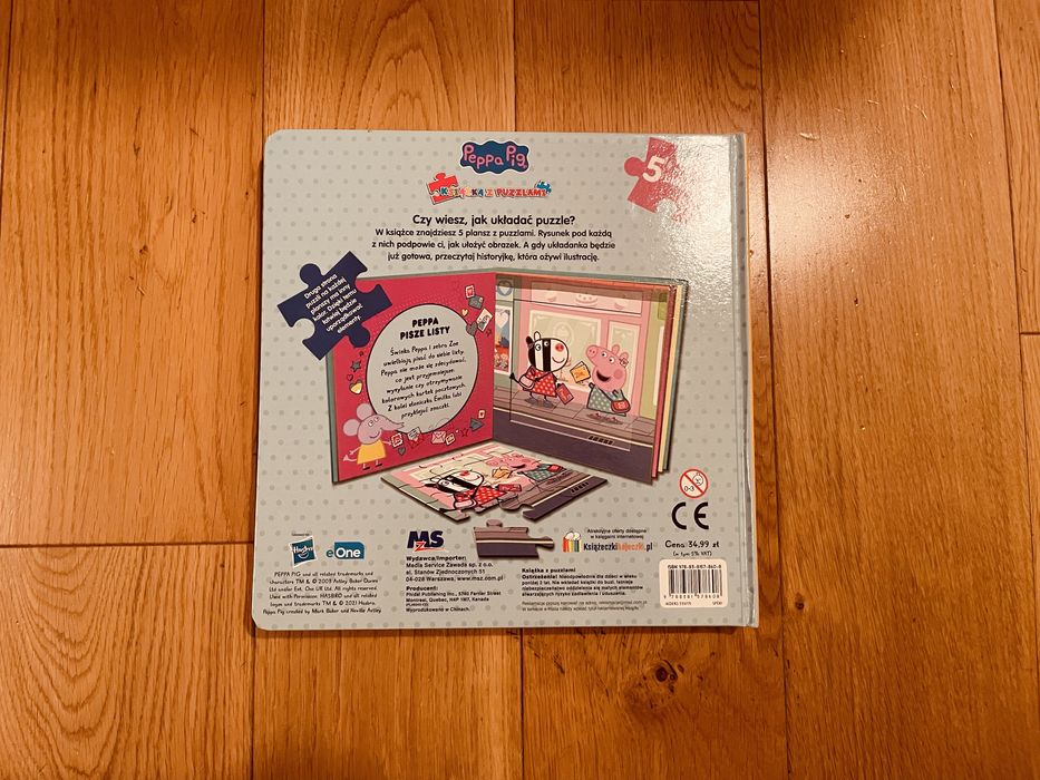 książka z puzzlami / Świnka Peppa / 3+