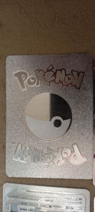 Srebrne karty pokemon