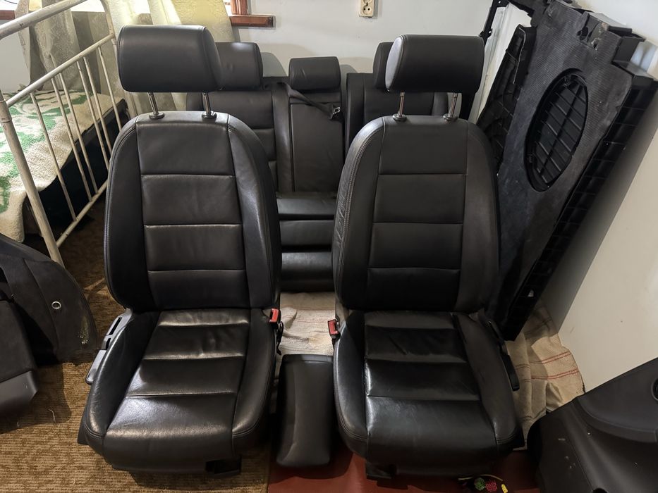 Салон Шкіра Підігрів Сидіння Дверні Карти Audi A6 C6 Розборка Ауді