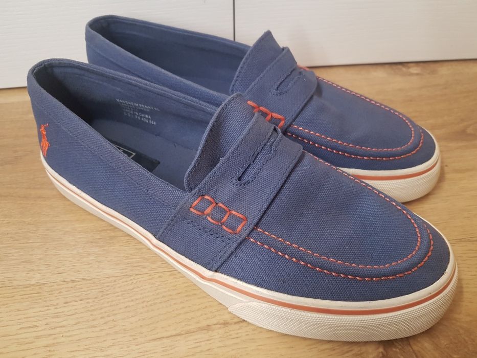 Ralph Lauren 42,5 / 27 cm jak NOWE trampki niebieskie