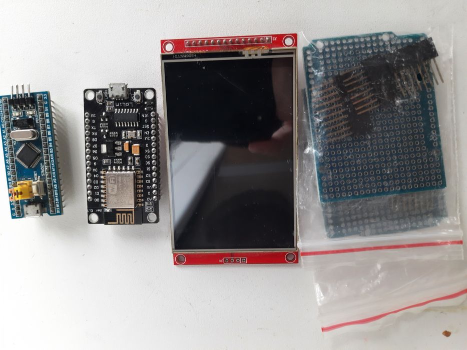Tft 3.5 spi, esp8622, stm32, uno шилди