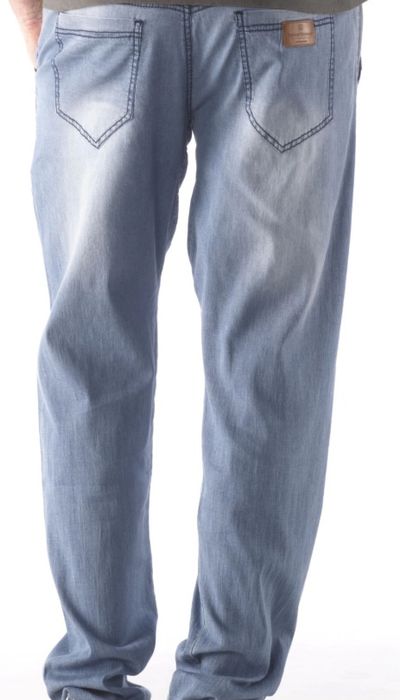 Promocja męskie spodnie joggery jeans Pakker