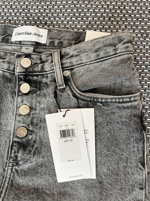 Джинси мом весна літо Calvin Klein Jeans оригінал сірі