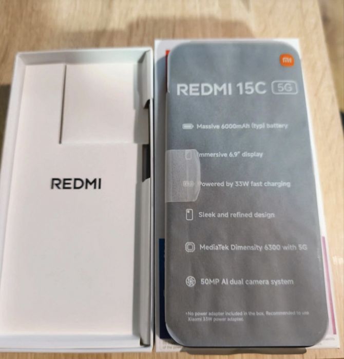 NOWY Redmi 15C 5G  128GB  Bateria 6000mAh