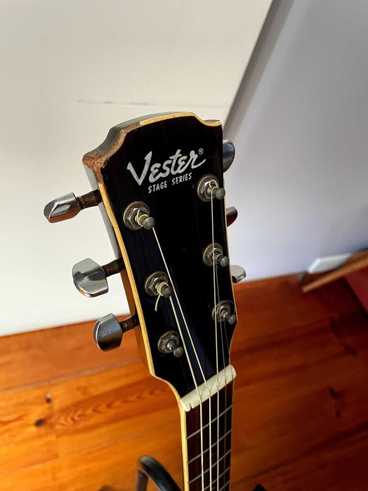 Guitarra Vester Stage Series SAF-30 Chet Atkins Style Electro Acústica