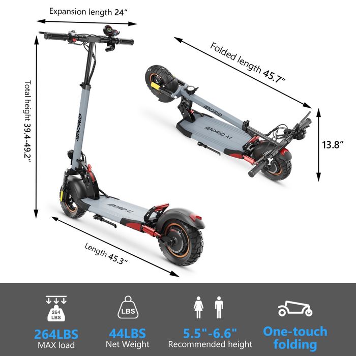 Trotinete Elétrica IENYRID A1 800W NOVA EM CAIXA