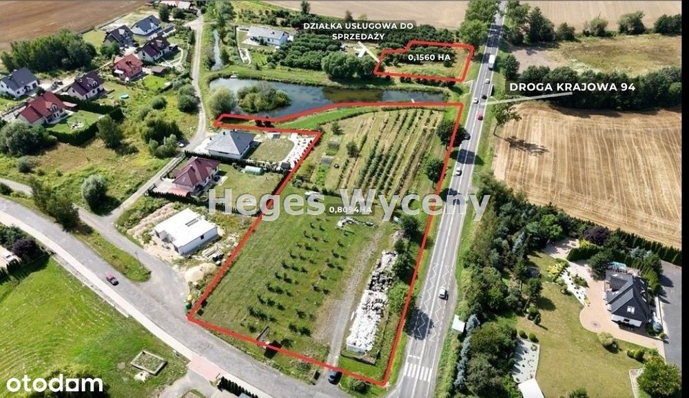 Działka usługowa z dużym potencjałem inwestycyjnym