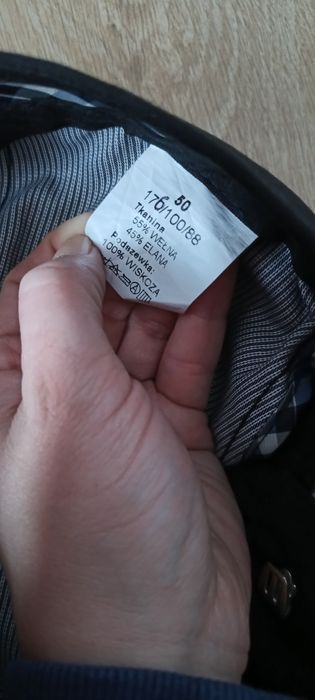 Czarny garnitur polecam