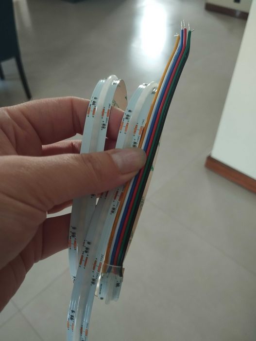 Taśma LED C0B 24V RGBCCT 12 szt.x5m nowe nieużywane