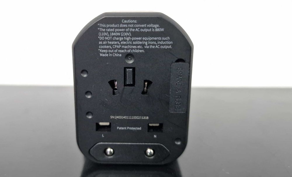 Ravpower Adapter podróżny Travel Power adapter Czarny