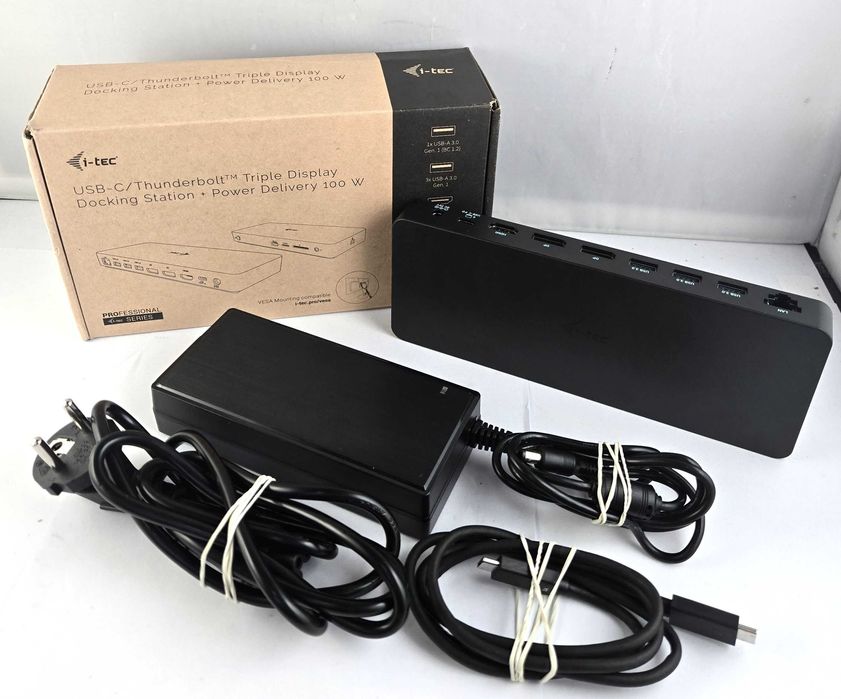 I-TEC C31TRIPLEDOCKPDPRO Hub Stacja Dokująca Przewodowa