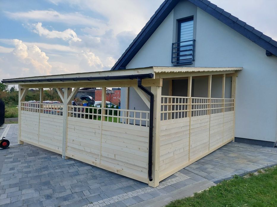 Wiata Taras Zadaszenie 4x6 Producent! Montaż (Dostępne inne wymiary)