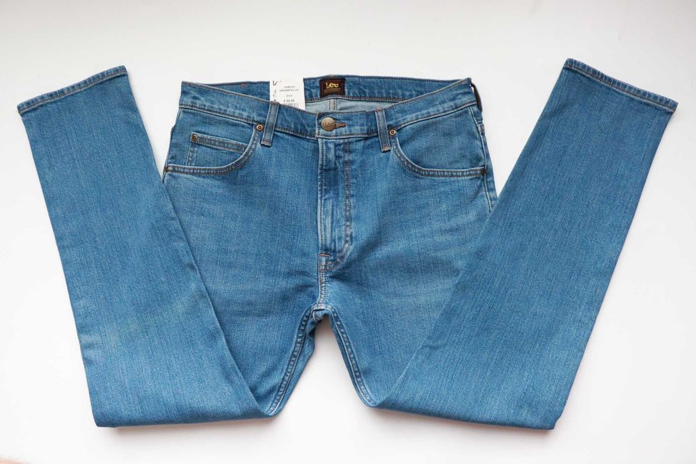 LEE RIDER W32 L30 męskie spodnie jeansy slim nowe okazja