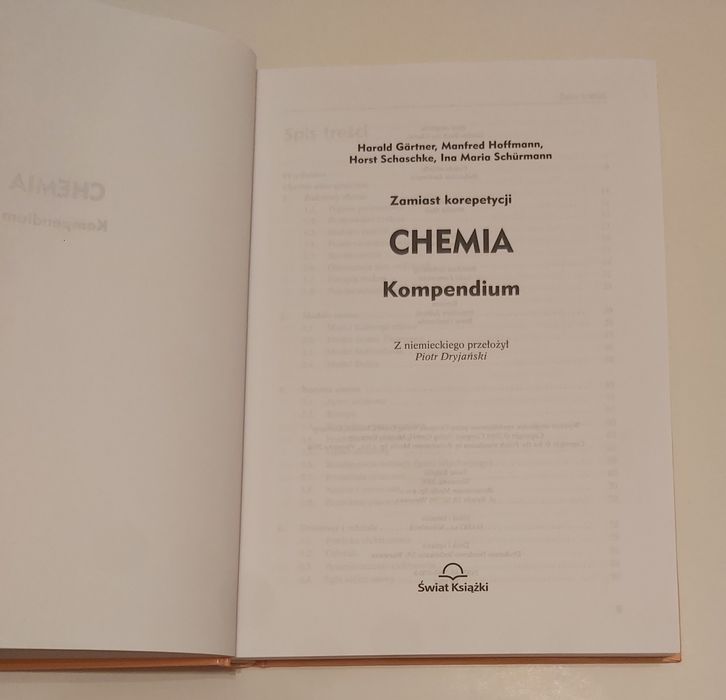 Chemia Kompendium repetytorium dla maturzysty powtórka matura matury