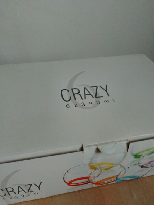 Чарки Bohemia серія Crazy, 6 шт. 390 ml