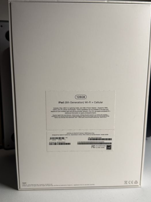 iPad 8 128GB Wi-Fi + LTE