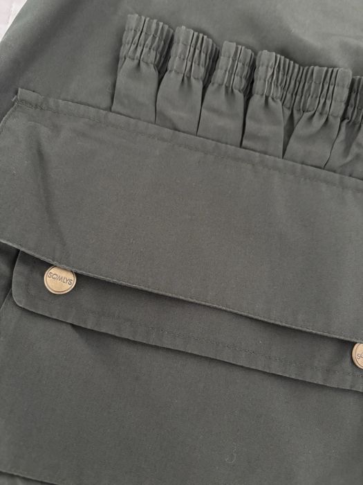 Colete de caça da SOMLYS, com ave estampada. Novo