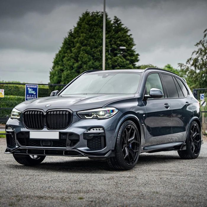 Boczne Dokładki Progów BMW X5 G05 2019/2025 Spoiler Czarny Połysk