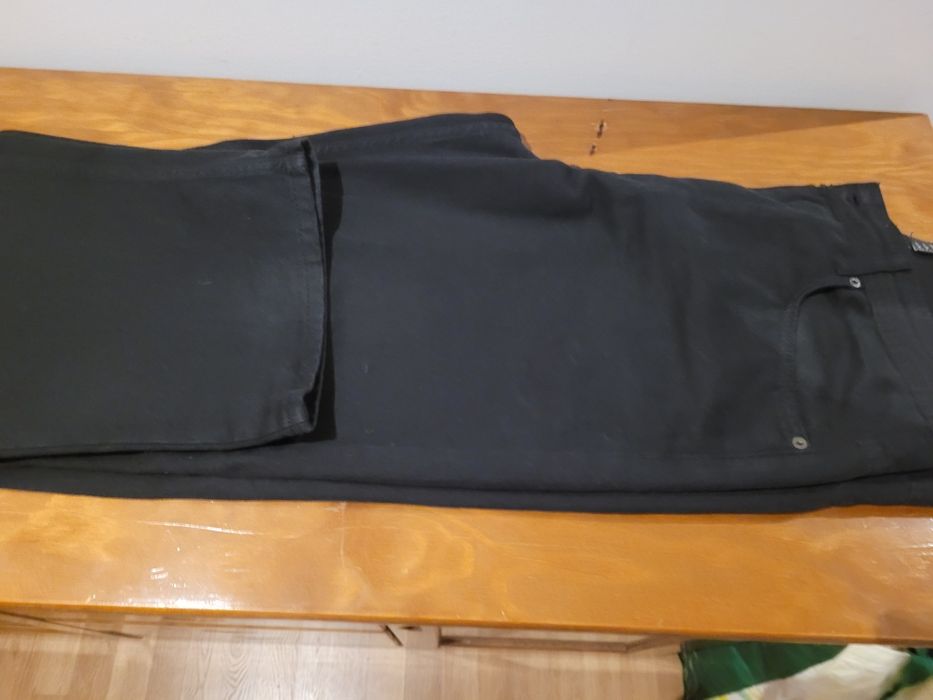 Calças de ganga pull bear pretas