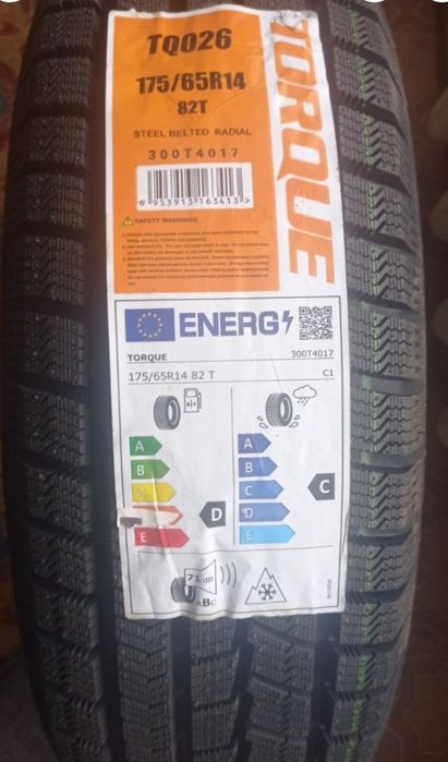 Новые зимние шины TORQUE TQ026 175/65 R14 82T. 2025год. Гума зимова