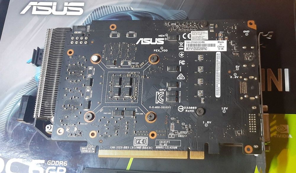 Відеокарта Asus GeForce GTX 1660 Super Dual Minі
