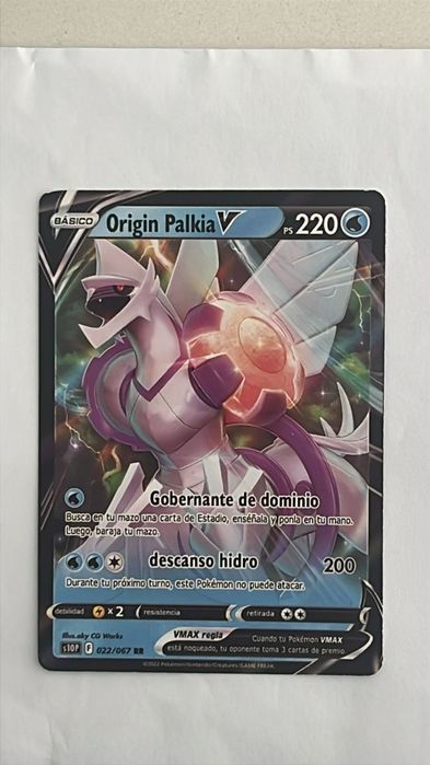 [FALSA] Carta Pokémon Origin palkiaV - Básico