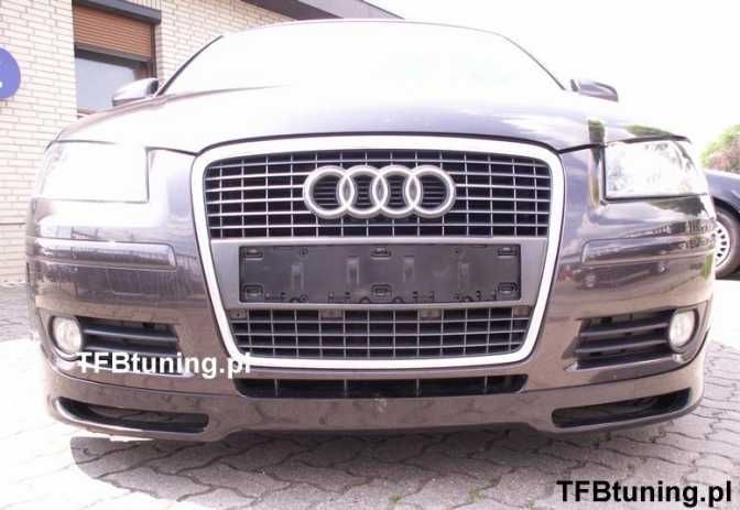 Spoiler dokładka zderzaka przód ver II Audi A3 8P 8PA TFB TINING