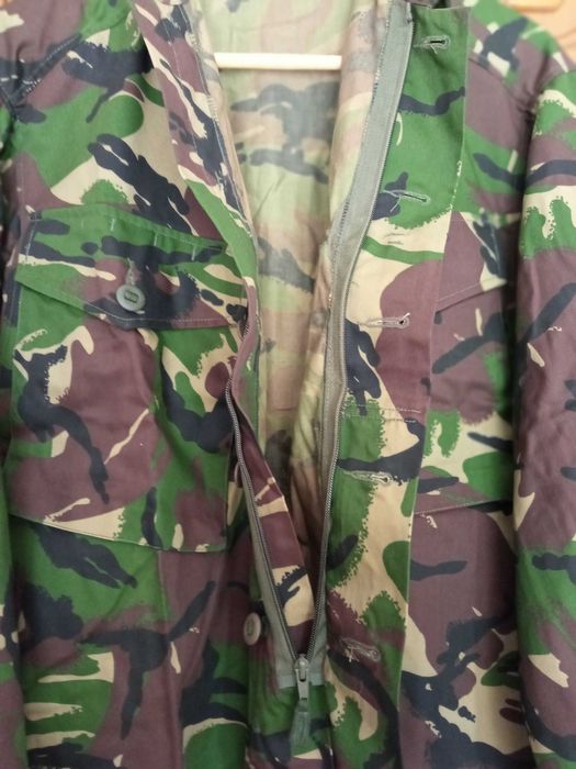 Casaco militar camuflagem DPM Woodland Ripstop Exército Britânico NATO