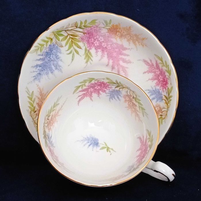 **DUO**filiżanka do herbaty porcelana Royal Chelsea 1945_1959
