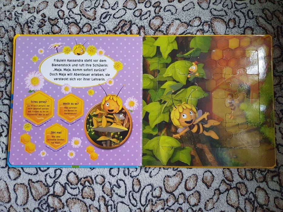 Книга пазл Бджілка Майя, фірмова