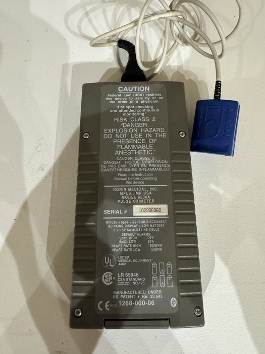 Pulsoksymetr NONIN 8500A