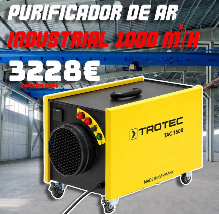 Purificador de Ar Industrial TROTEC TAC 1500 LL29